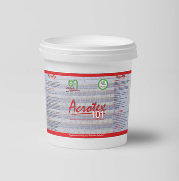 Acrotex 101 - Resina Acrílica para preparación de Estucos, Acabados Rústicos y Pinturas